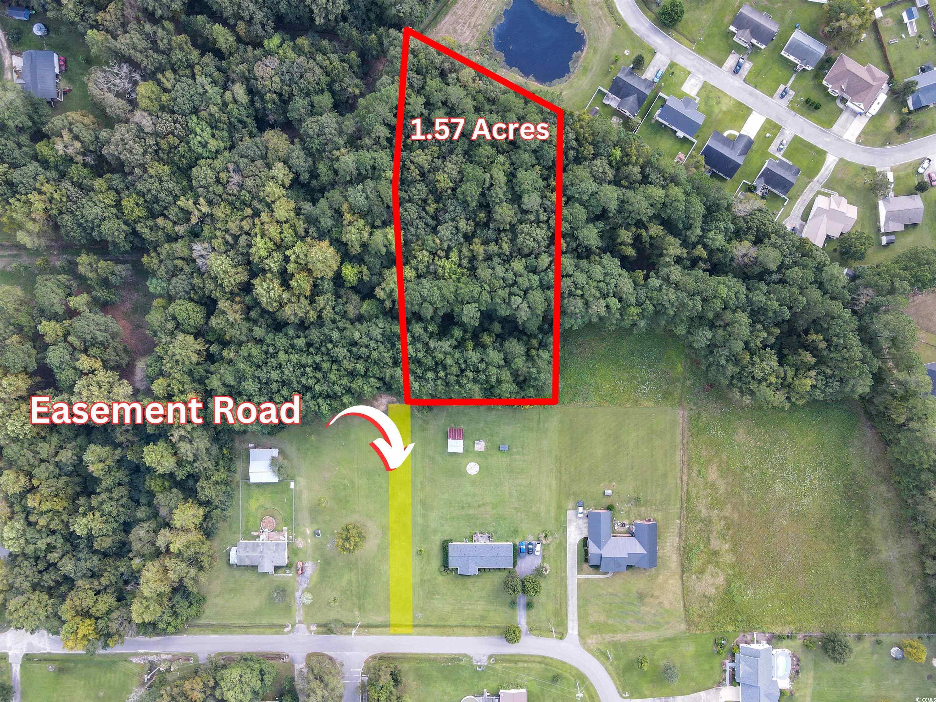 0 West Road Conway, SC 29527 - Photo 1 of 6 Drone / aerial view featuring a water view
