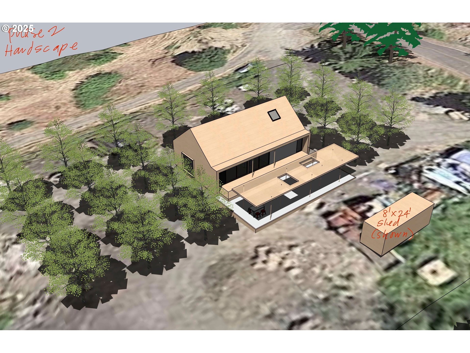 21 Cochran Lane Stevenson, WA 98648 - Photo 15 of 15 an aerial view of a house with a yard