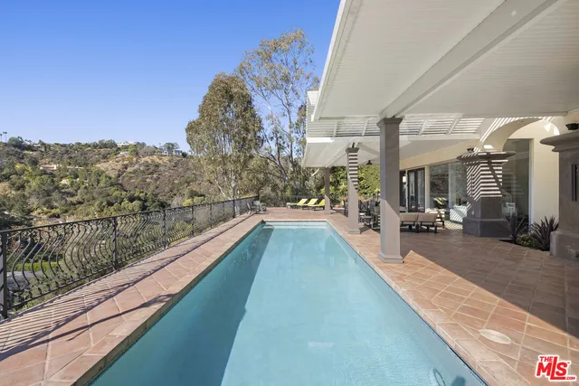 a view of balcony with couch