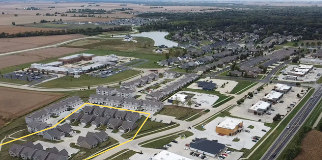1150 Vision Circle Mahomet, IL 61853 - Photo 3 of 12 an aerial view of a residential houses with outdoor space