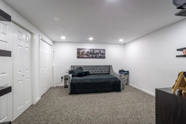 a view of a livingroom with a furniture