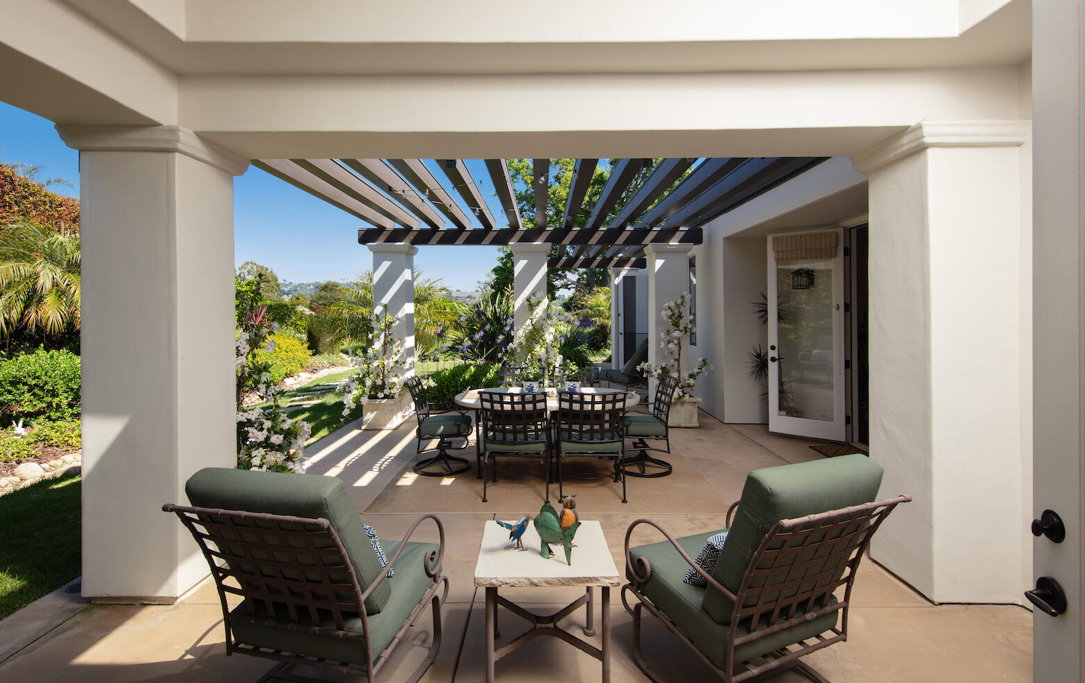 1975 Inverness Lane Montecito, CA 93108 - Photo 11 of 22 a living room with furniture and a potted plant