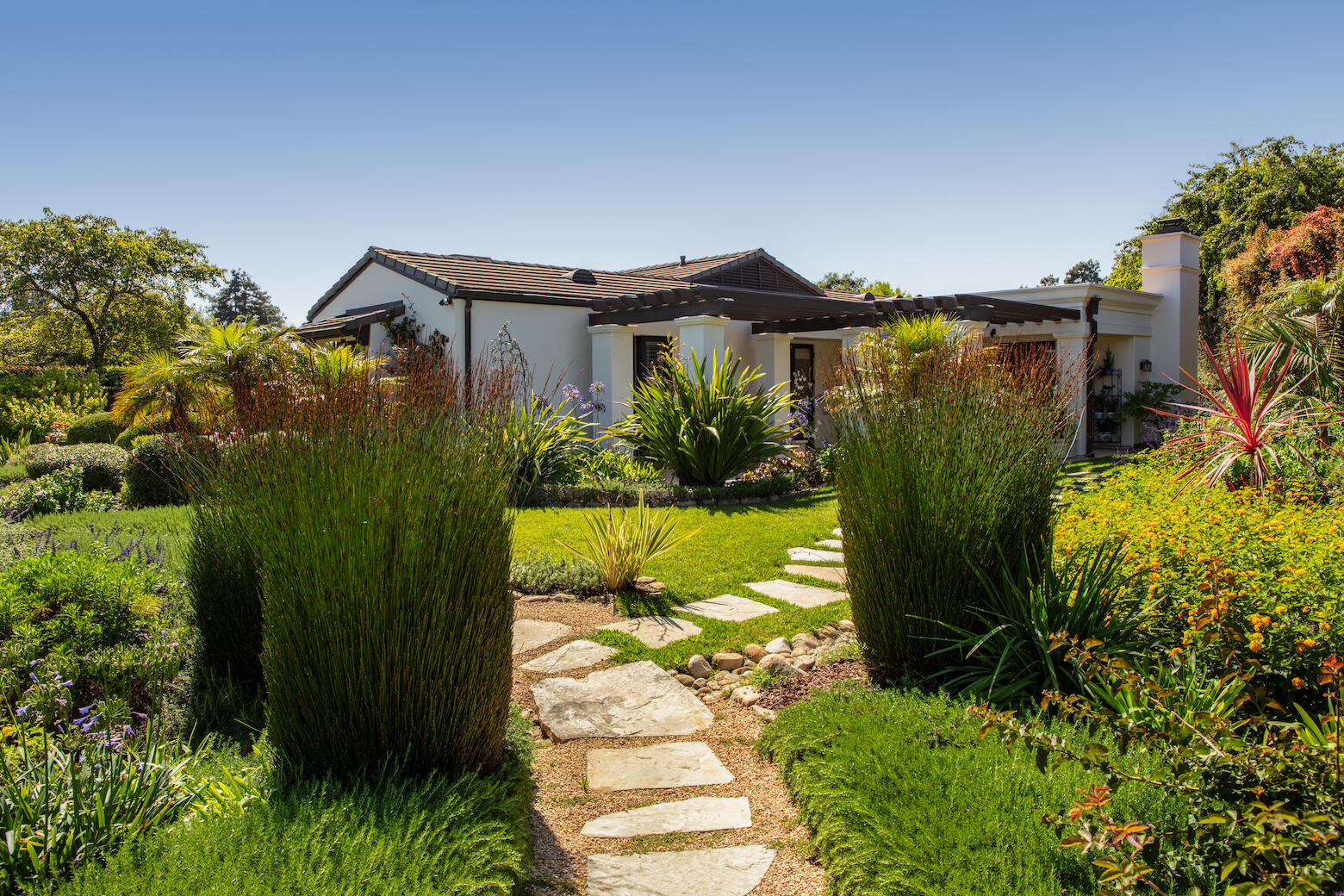 1975 Inverness Lane Montecito, CA 93108 - Photo 12 of 22 a view of a house with a garden