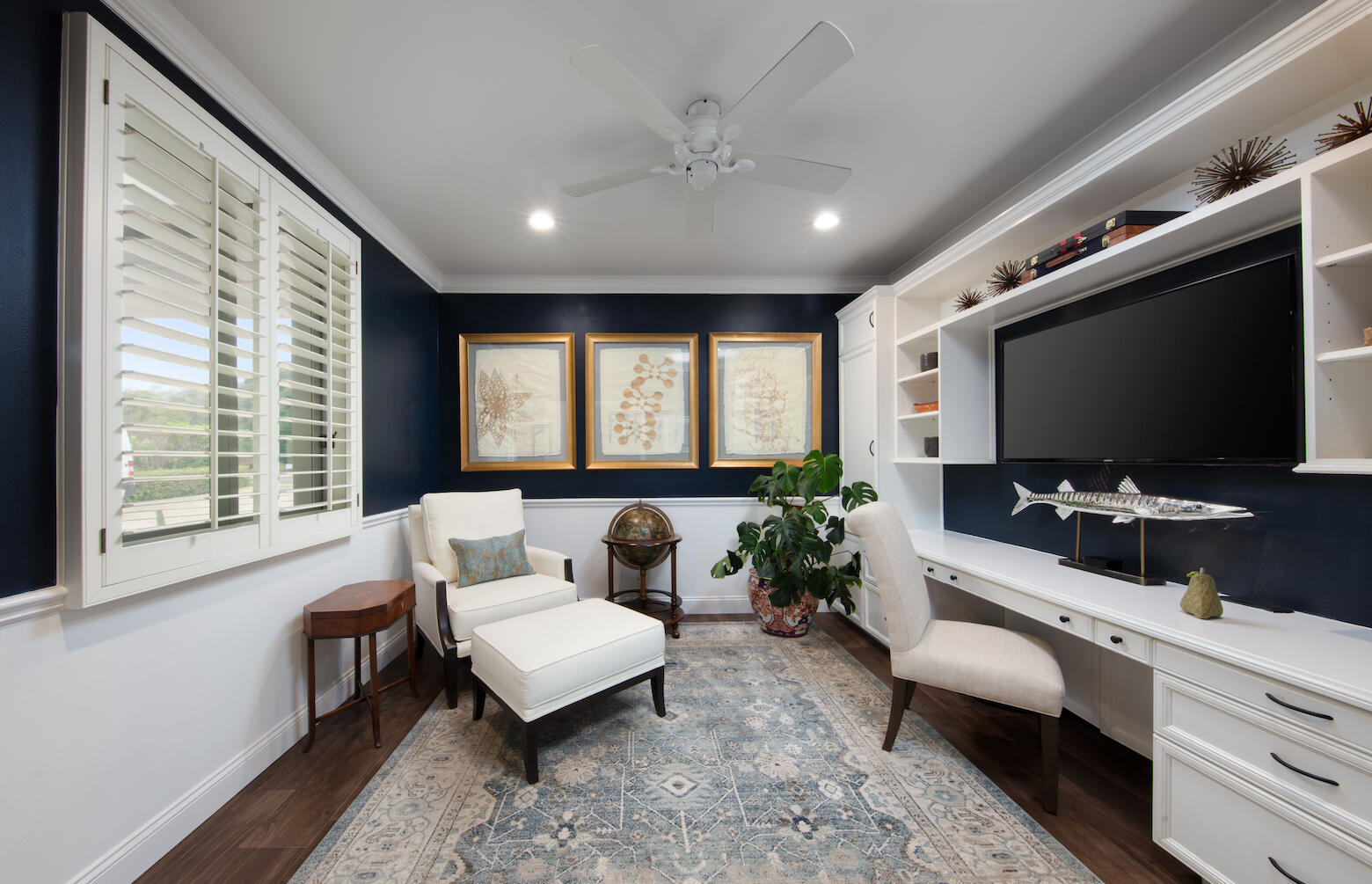 1975 Inverness Lane Montecito, CA 93108 - Photo 18 of 22 a living room with furniture and a flat screen tv