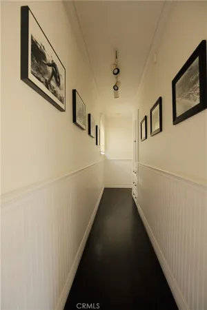 a bedroom with a bed and a table