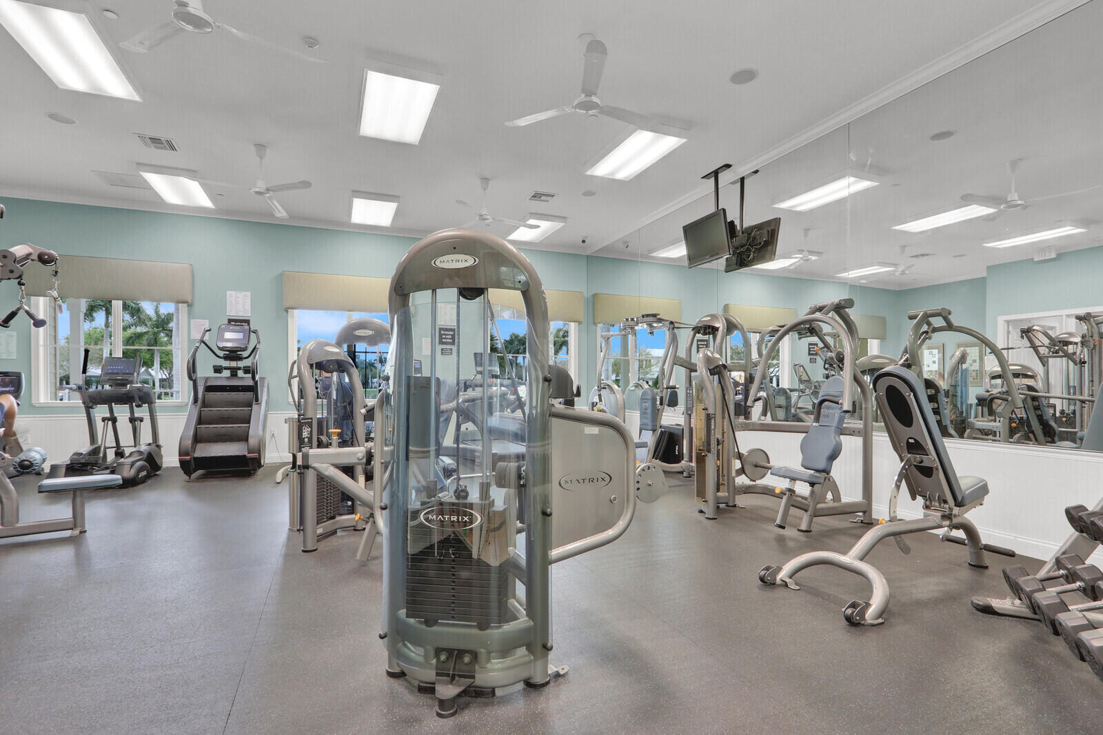 3277 East Mallory Boulevard Jupiter, FL 33458 - Photo 38 of 44 a view of a room with gym equipment