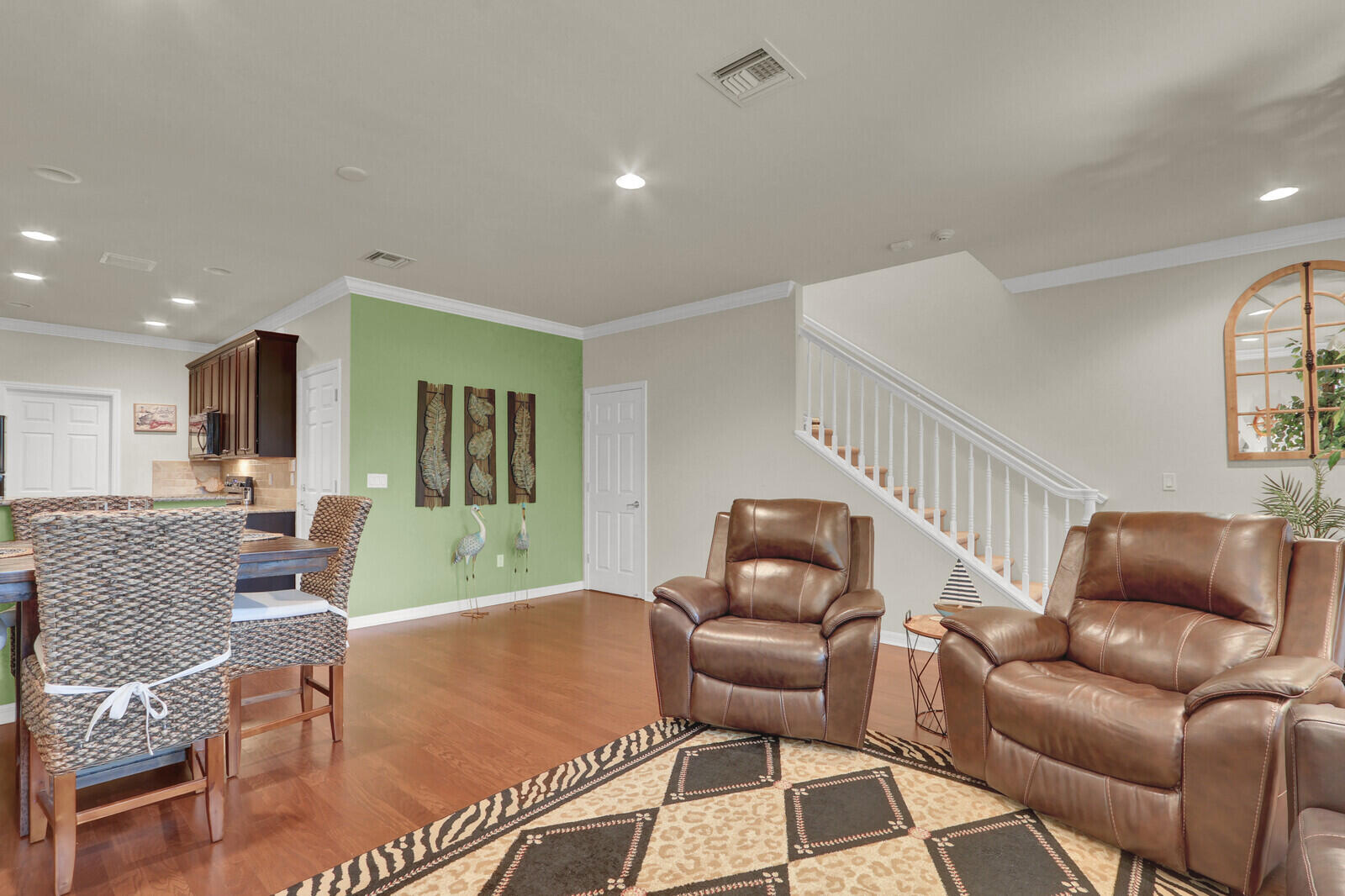 3277 East Mallory Boulevard Jupiter, FL 33458 - Photo 10 of 44 a living room with furniture and a wooden floor
