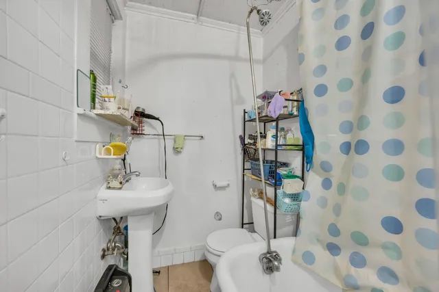 a view of a room that has a window in it