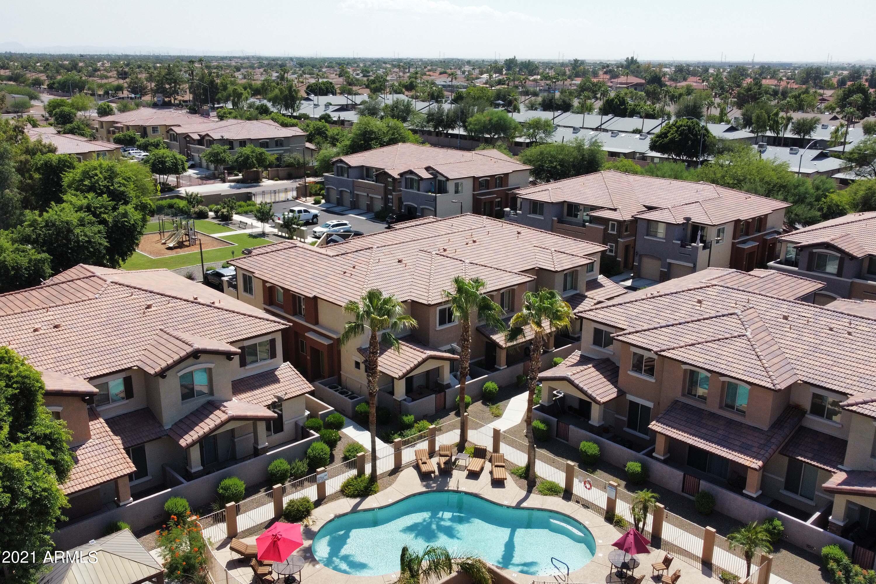 7726 East Baseline Road, Unit 137 Mesa, AZ 85209 - Photo 22 of 24 Pool Aerial