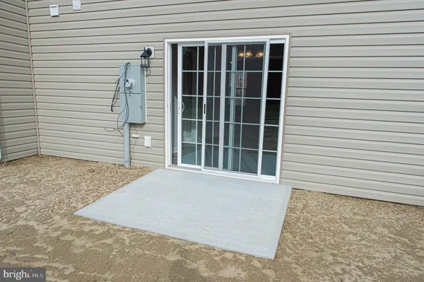 a view of backyard of house