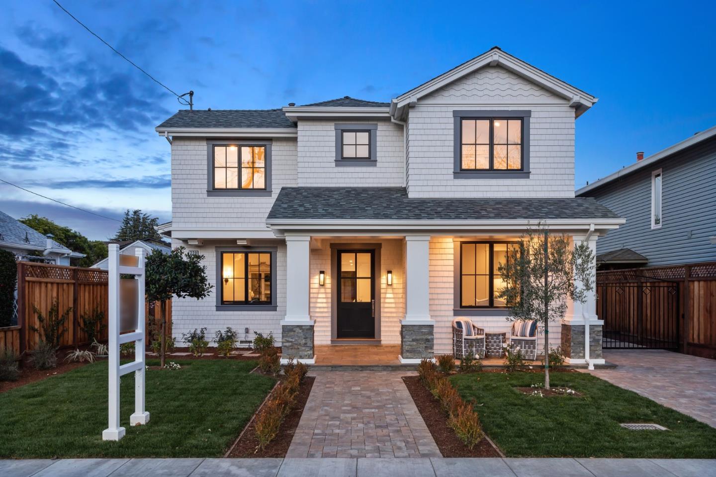 228 Stanley Road Burlingame, CA 94010 - Photo 1 of 100 a front view of a house with garden