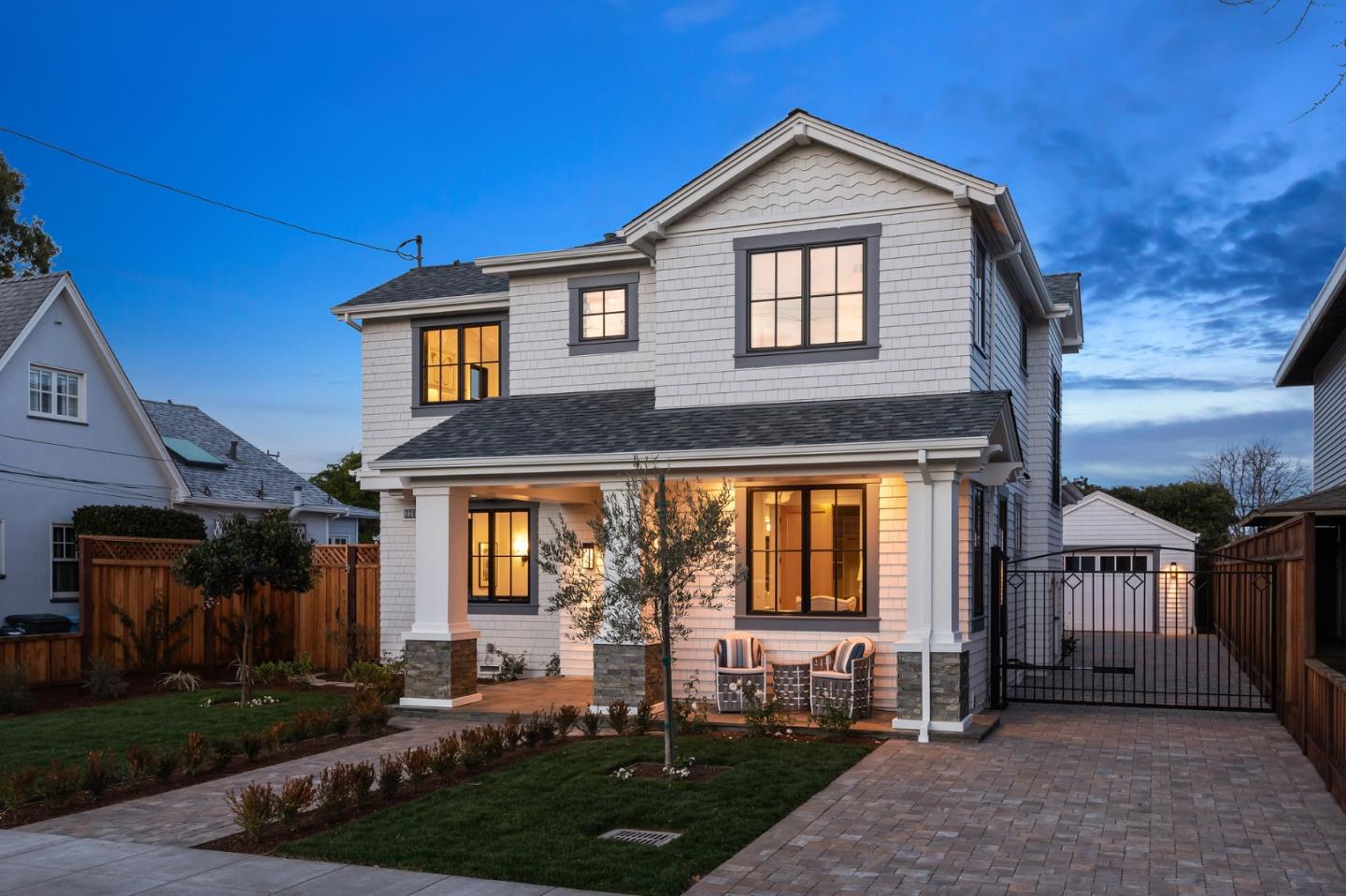 228 Stanley Road Burlingame, CA 94010 - Photo 2 of 100 a front view of a house with garden
