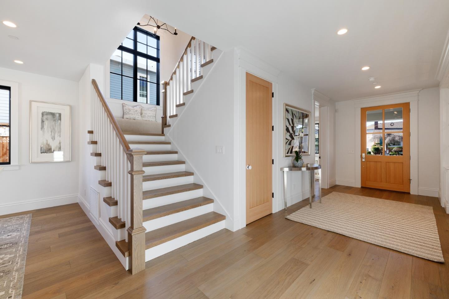 228 Stanley Road Burlingame, CA 94010 - Photo 22 of 100 a view of entryway with stairs and wooden floor
