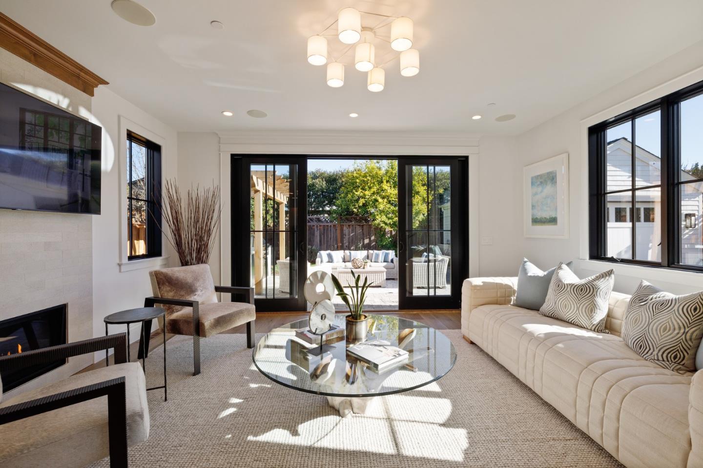 228 Stanley Road Burlingame, CA 94010 - Photo 40 of 100 a living room with furniture and a large window