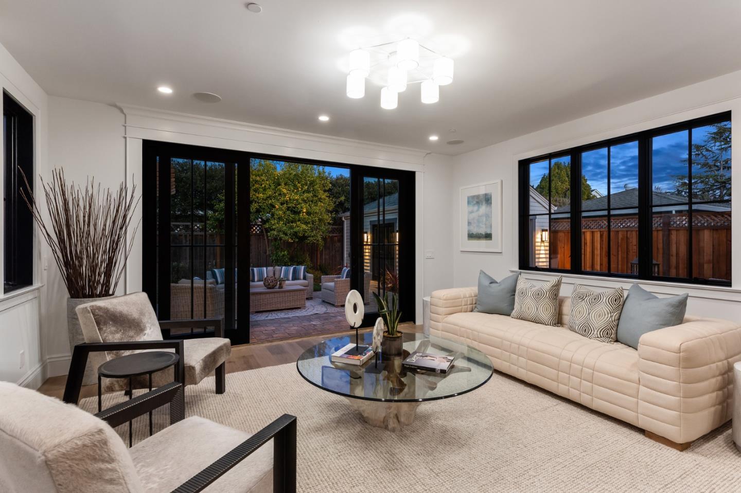 228 Stanley Road Burlingame, CA 94010 - Photo 48 of 100 a living room with furniture and a large window
