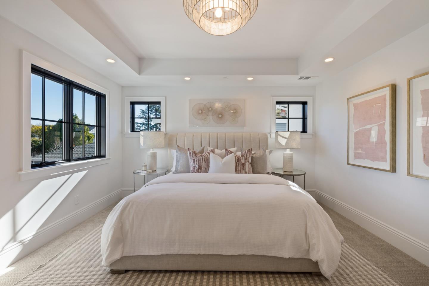 228 Stanley Road Burlingame, CA 94010 - Photo 60 of 100 a spacious bedroom with a bed and a large window