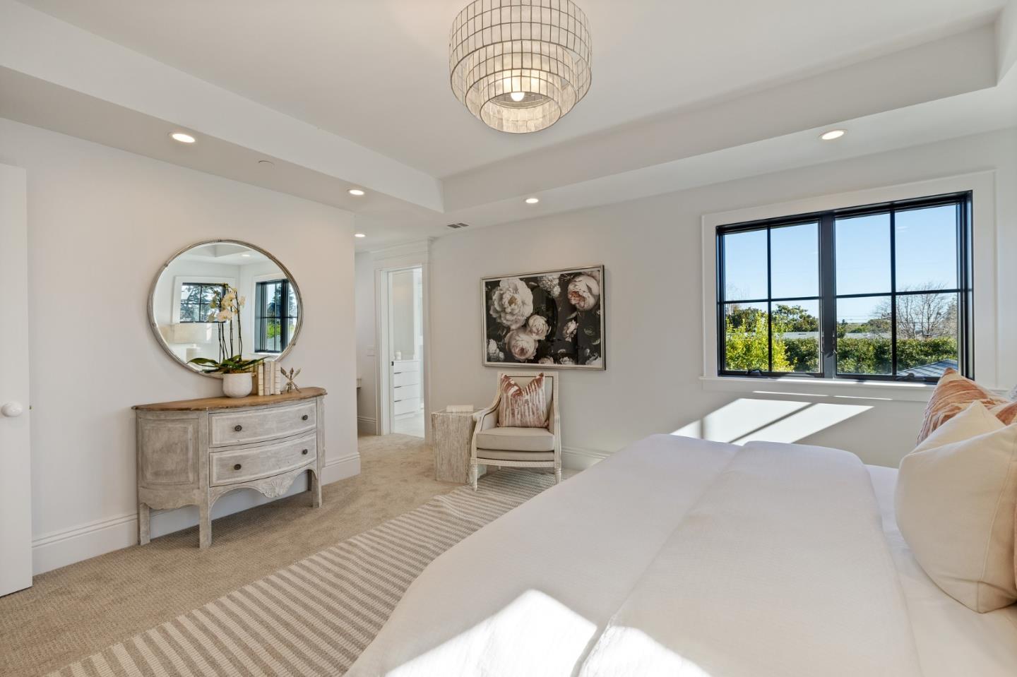 228 Stanley Road Burlingame, CA 94010 - Photo 61 of 100 a bedroom with a bed and a large window