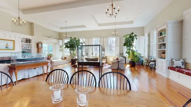 a bathroom with a double vanity sink and mirror