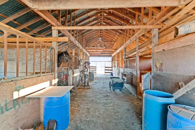 a view of water heater room