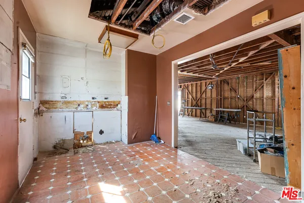 a view of storage and utility room