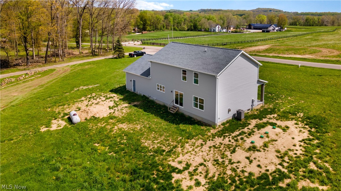 332 Clark Road Wooster, OH 44691 - Photo 23 of 31 Drone view of the back of the home
