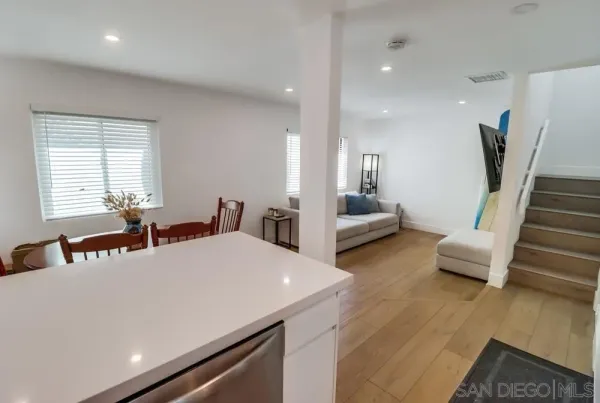 a very nice looking room with a large window