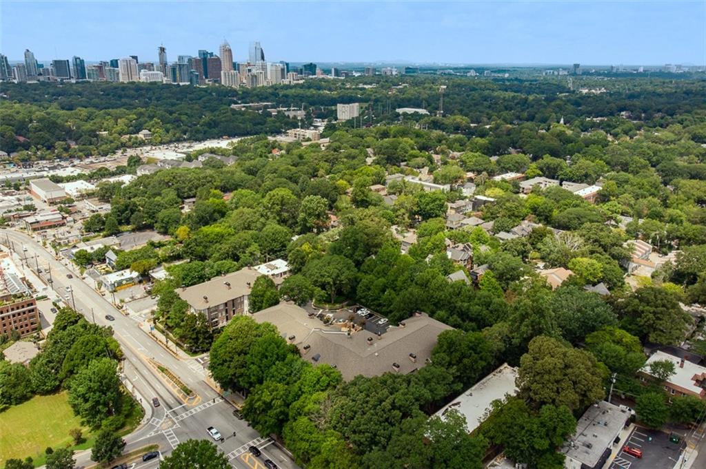 825 Highland Lane Northeast, Unit 1112 Atlanta, GA 30306 - Photo 37 of 39 an aerial view of multiple house