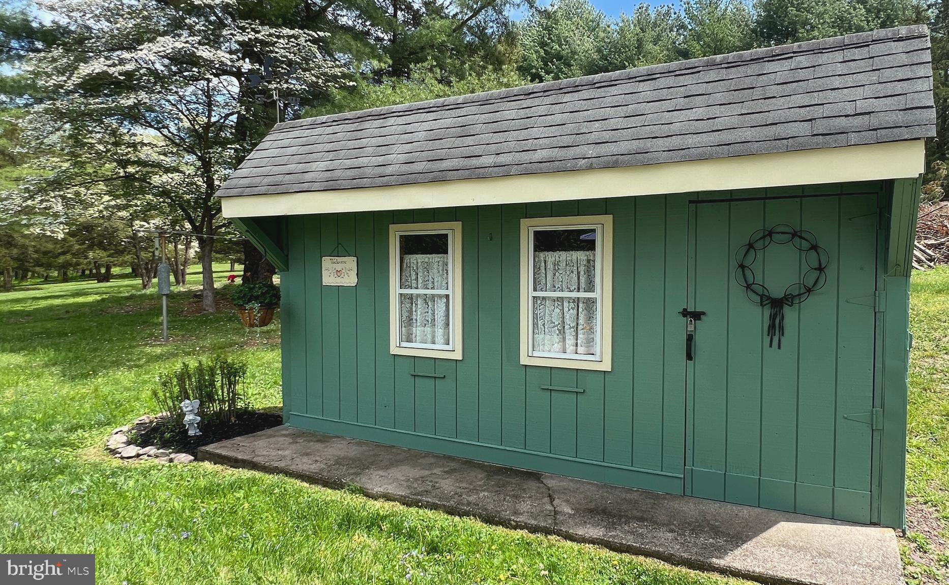 562 Headquarters Road Ottsville, PA 18942 - Photo 32 of 44 Gardening shed