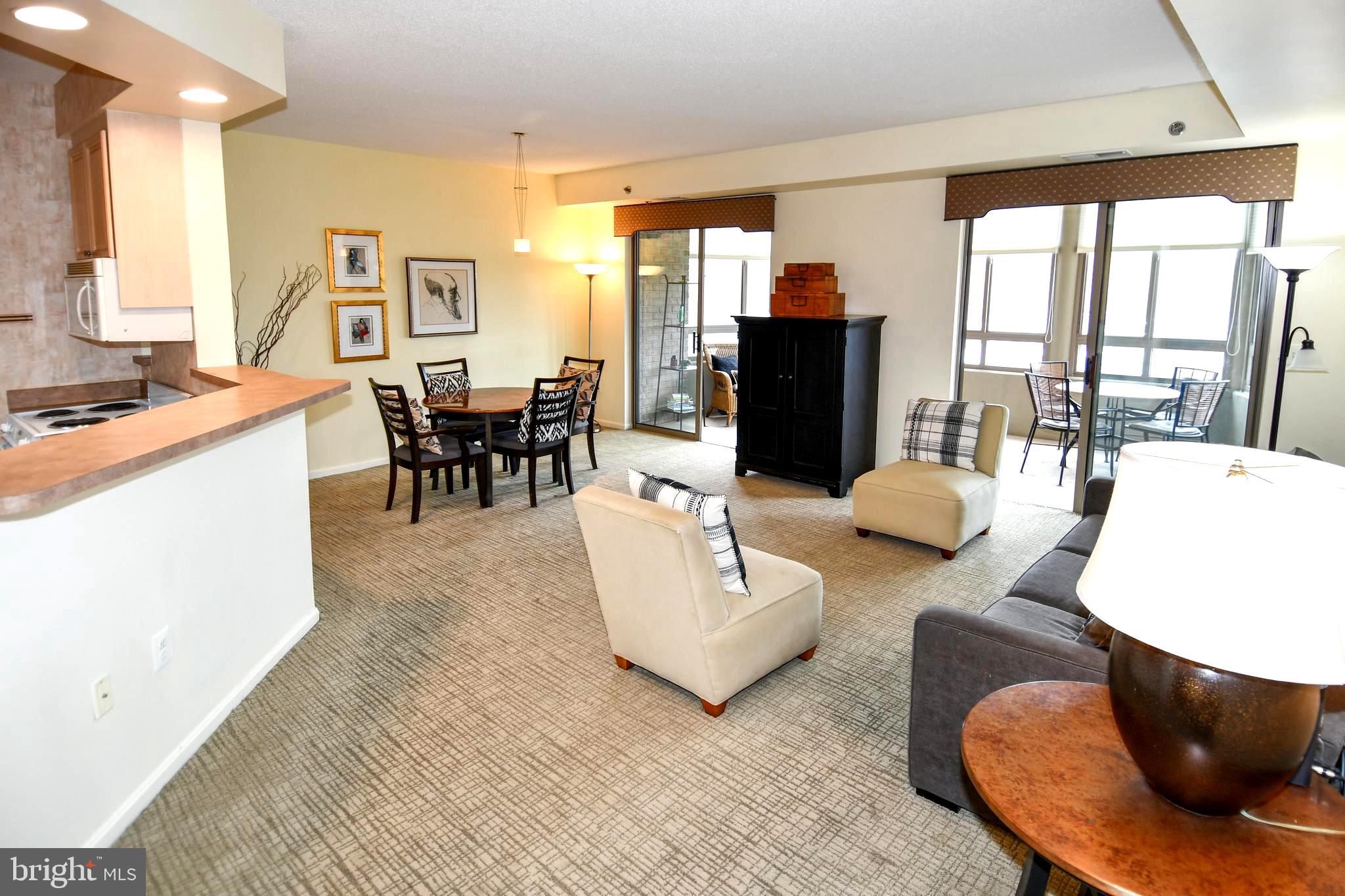 3210 North Leisure World Boulevard, Unit 519 Silver Spring, MD 20906 - Photo 1 of 64 a living room with furniture and a large window