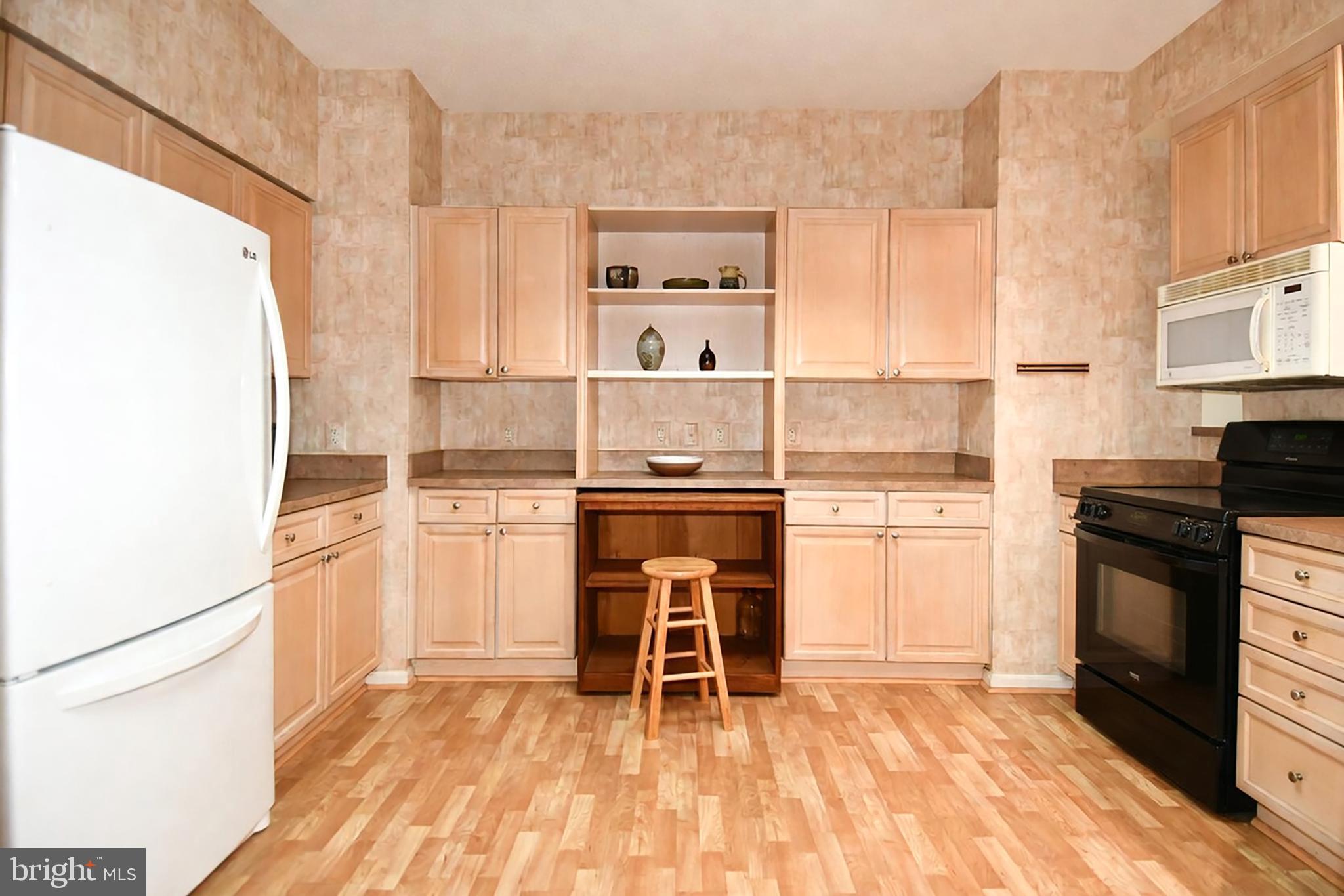 3210 North Leisure World Boulevard, Unit 519 Silver Spring, MD 20906 - Photo 12 of 64 a kitchen with a sink cabinets and stainless steel appliances
