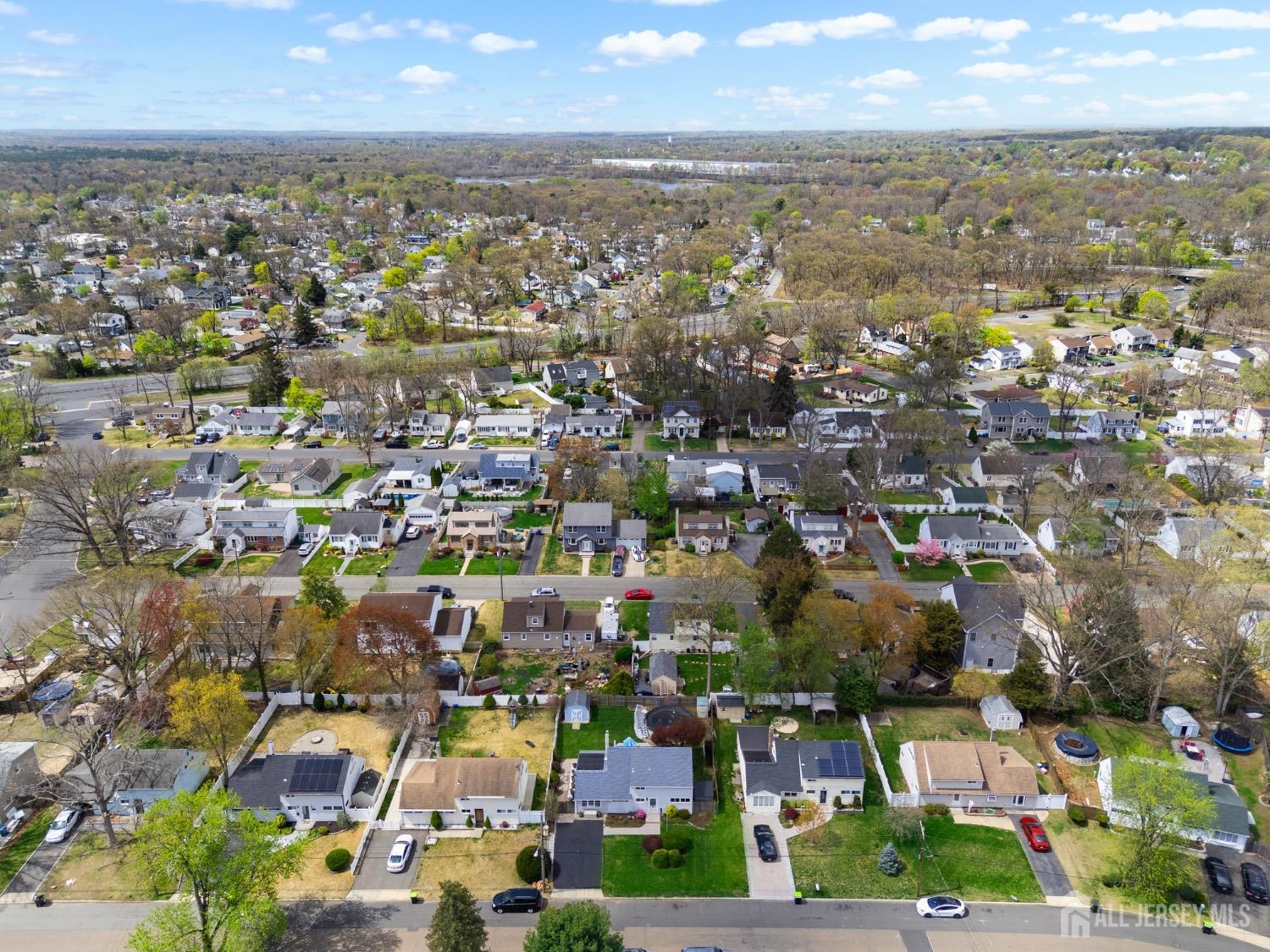 9 Pine Tree Road Old Bridge, NJ 08857 - Photo 38 of 46 an aerial view of residential houses with city view