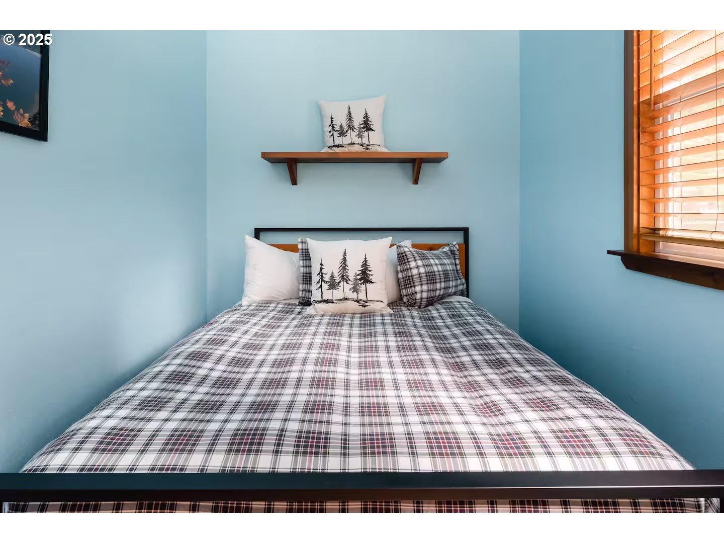 71010 Mc Farland Road Rhododendron, OR 97049 - Photo 26 of 34 a bedroom with a bed and a window