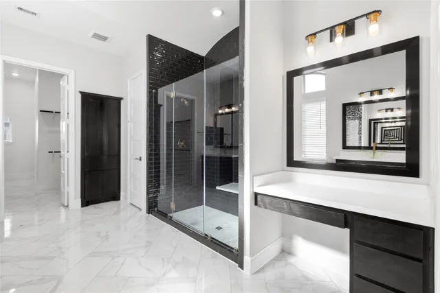 a view of a hallway with entryway