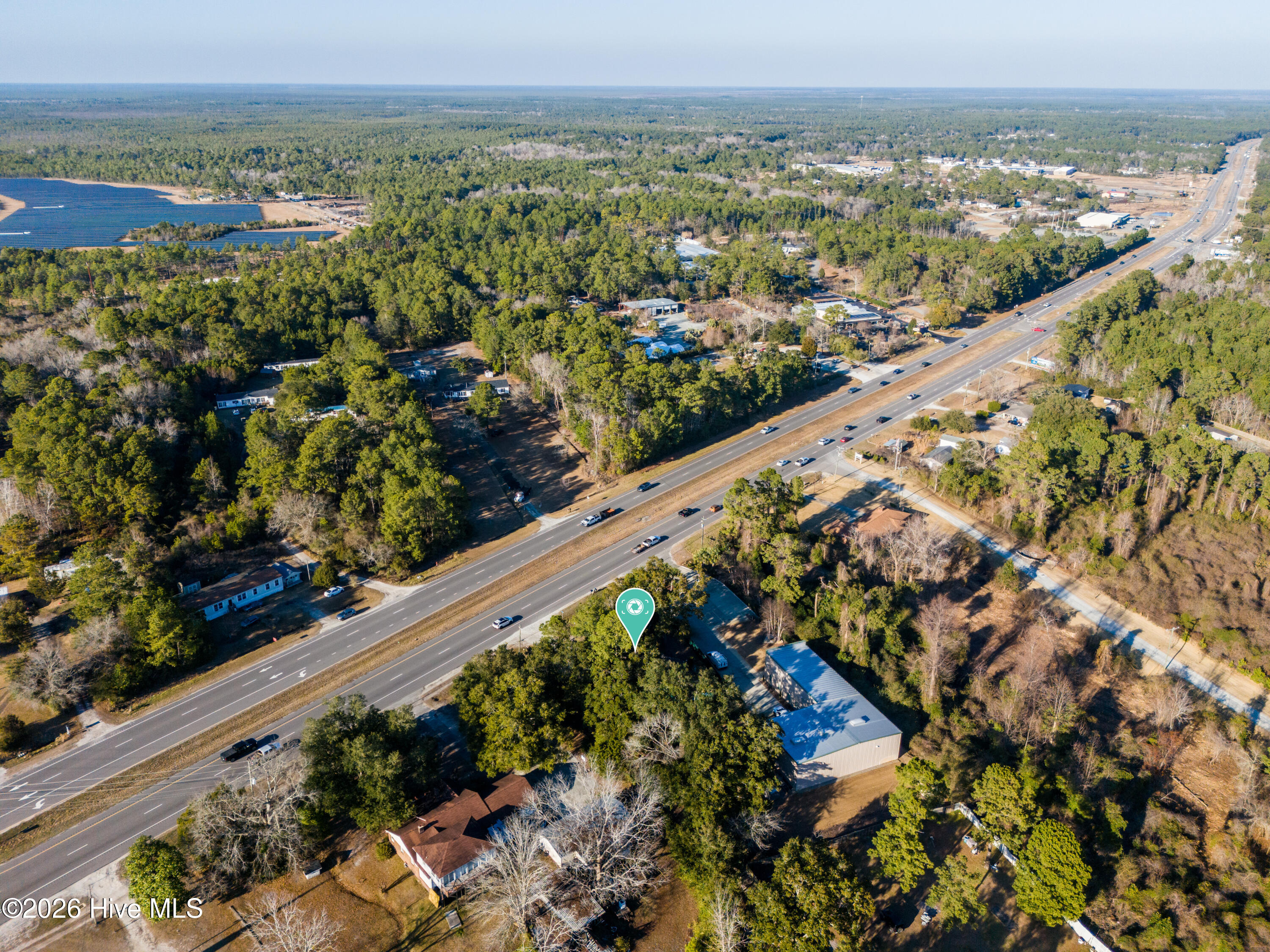 20748 Highway 17 Hampstead, NC 28443 - Photo 9 of 10 Back overhead shot with marking