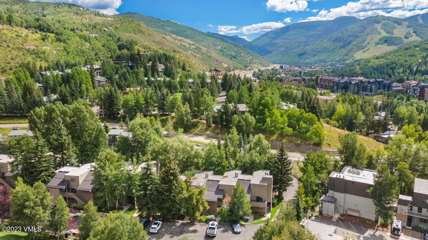 945 Red Sandstone Road, Unit B3 Vail, CO 81657 - Photo 42 of 48 a view of a city with lush green forest