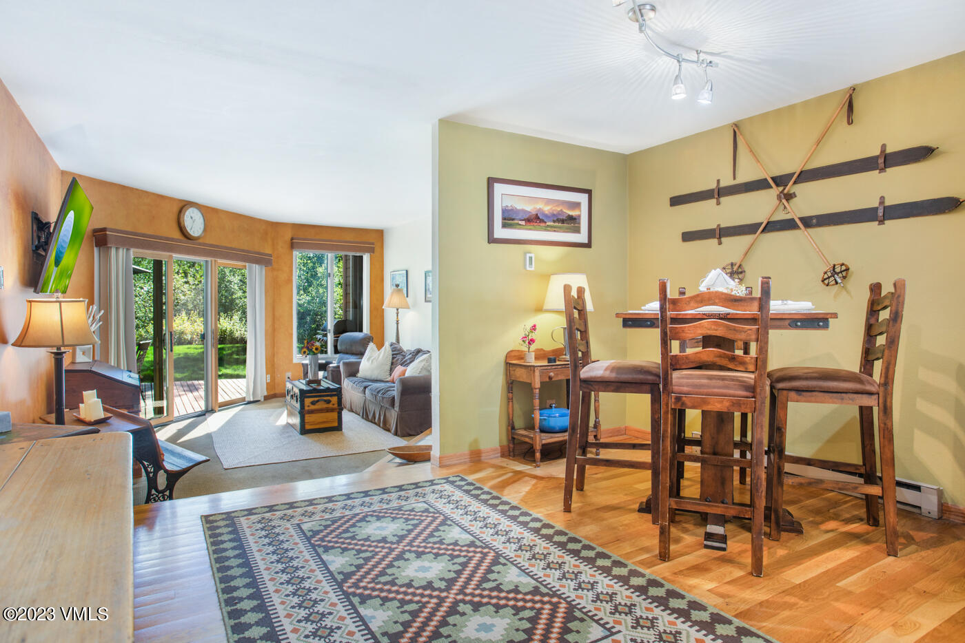 945 Red Sandstone Road, Unit B3 Vail, CO 81657 - Photo 10 of 48 a view of a livingroom with furniture window and wooden floor