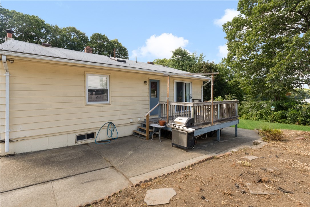 20 Malcolm Street Cranston, RI 02910 - Photo 5 of 29 REAR VIEW WITH DECK
