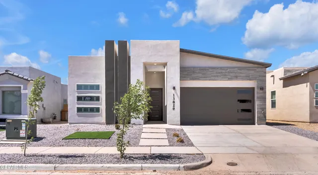a view of a entryway door front of house