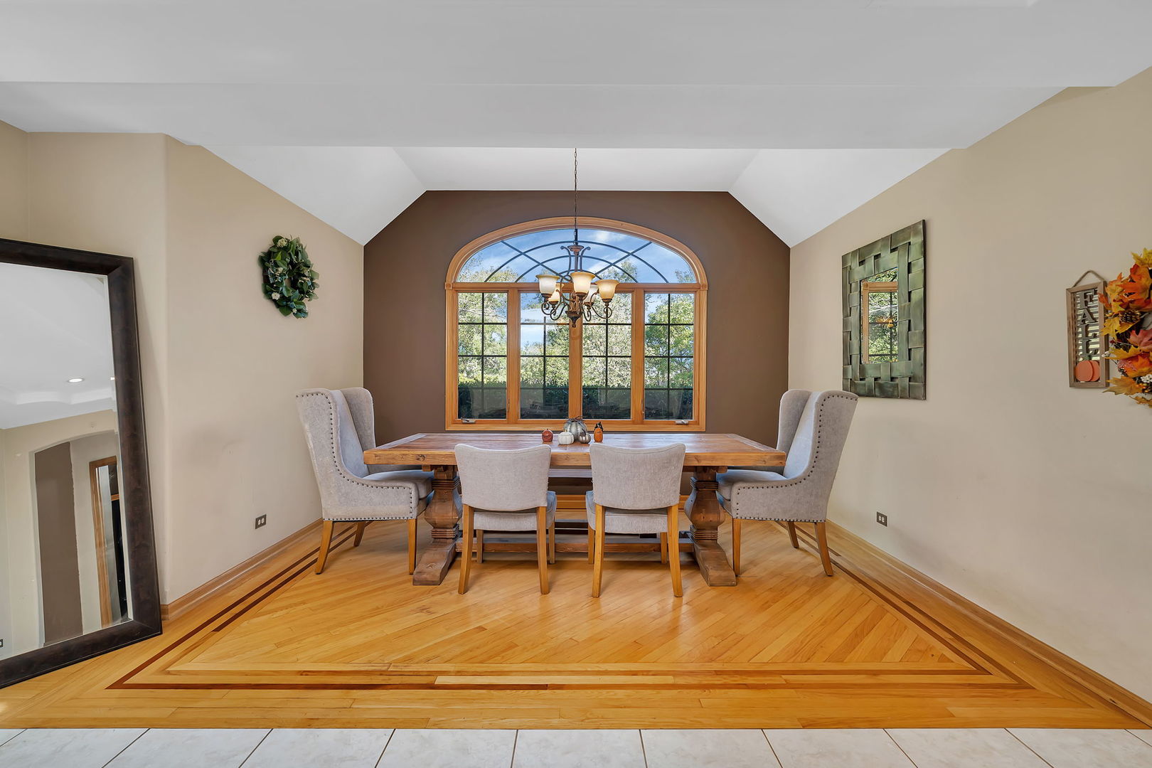 9417 West Steger Road Frankfort, IL 60423 - Photo 12 of 52 a view of a dining room with furniture window and wooden floor
