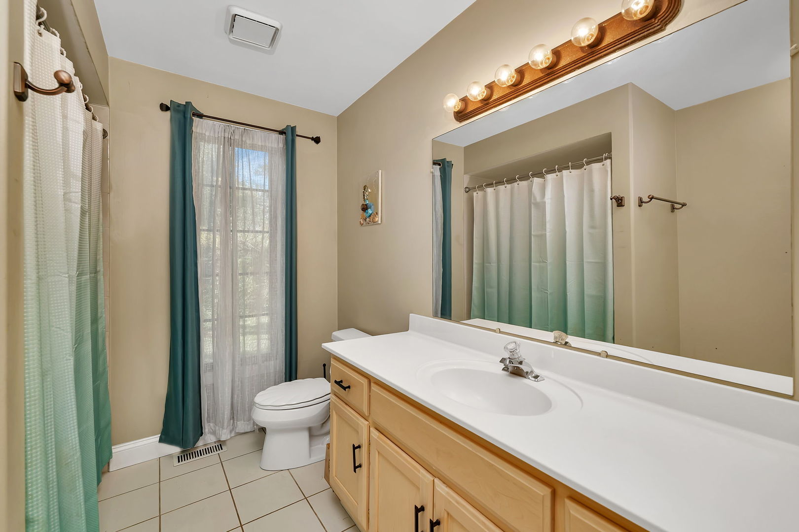 9417 West Steger Road Frankfort, IL 60423 - Photo 24 of 52 a bathroom with a sink a toilet and shower