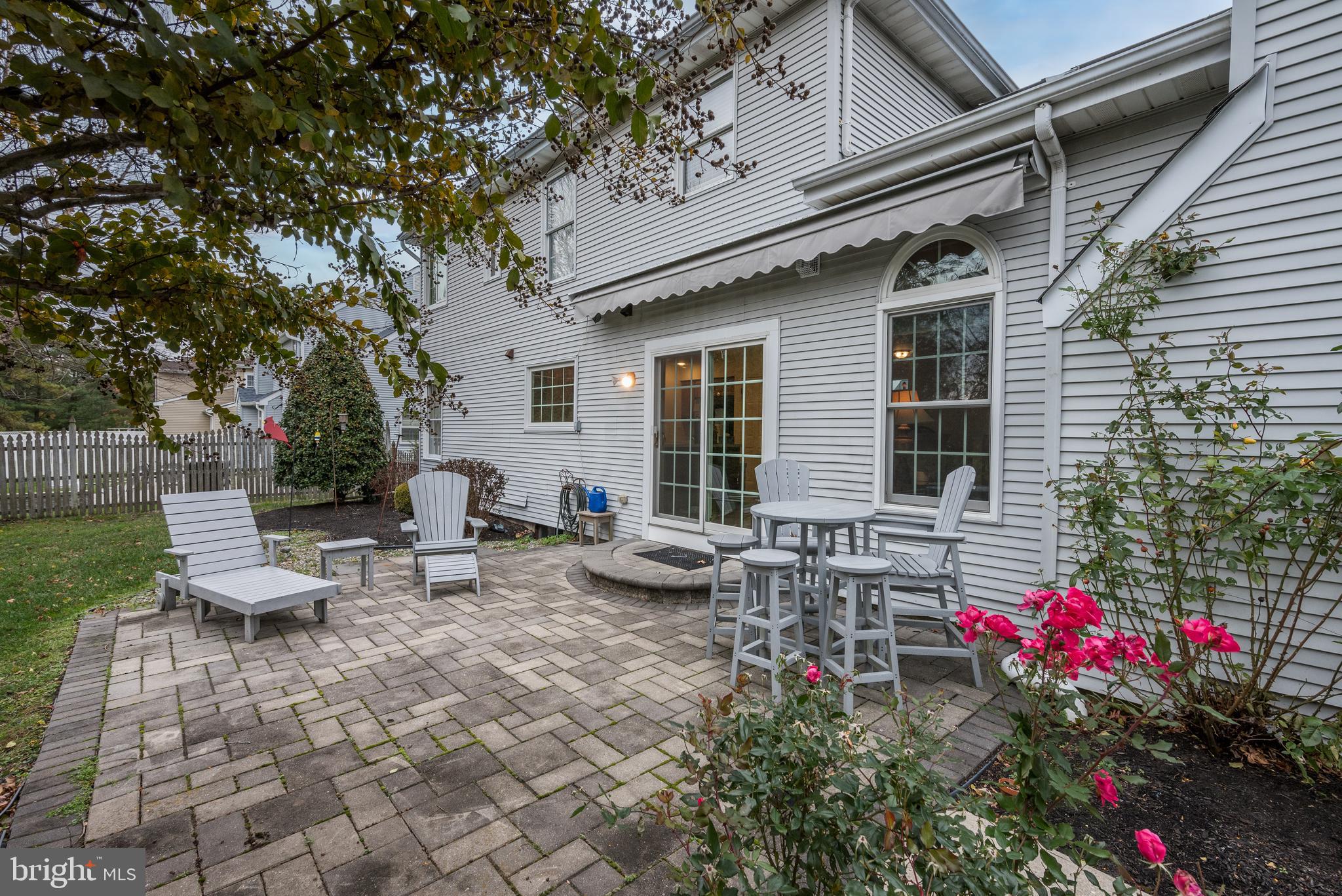 9 Swift Court Medford, NJ 08055 - Photo 42 of 54 a view of a backyard with sitting area and furniture