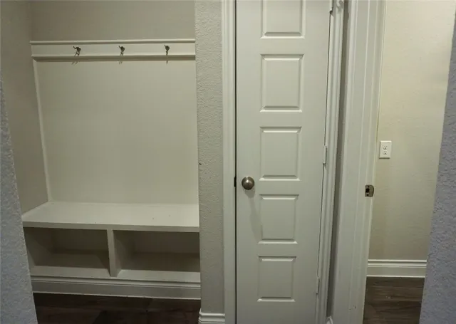 a view of walk in closet