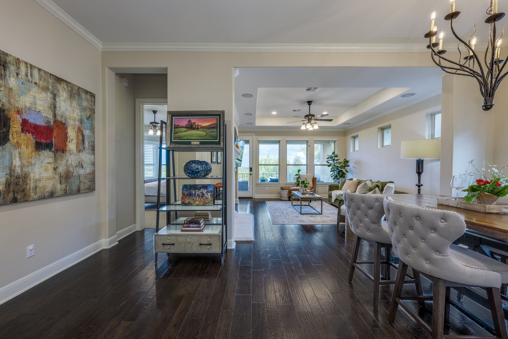 11601 Shadestone Terrace Austin, TX 78732 - Photo 21 of 40 a living room with furniture and a flat screen tv
