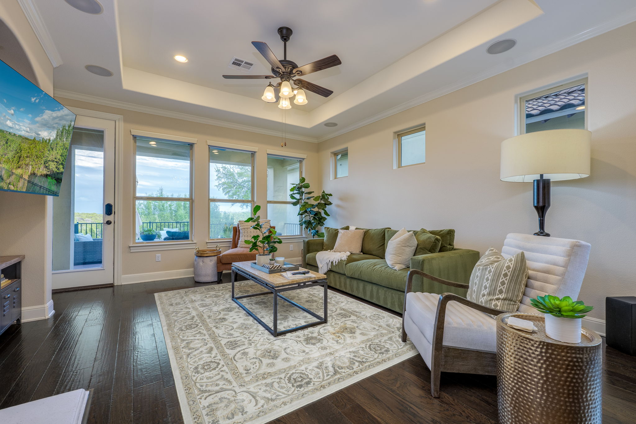 11601 Shadestone Terrace Austin, TX 78732 - Photo 23 of 40 a living room with furniture and a large window
