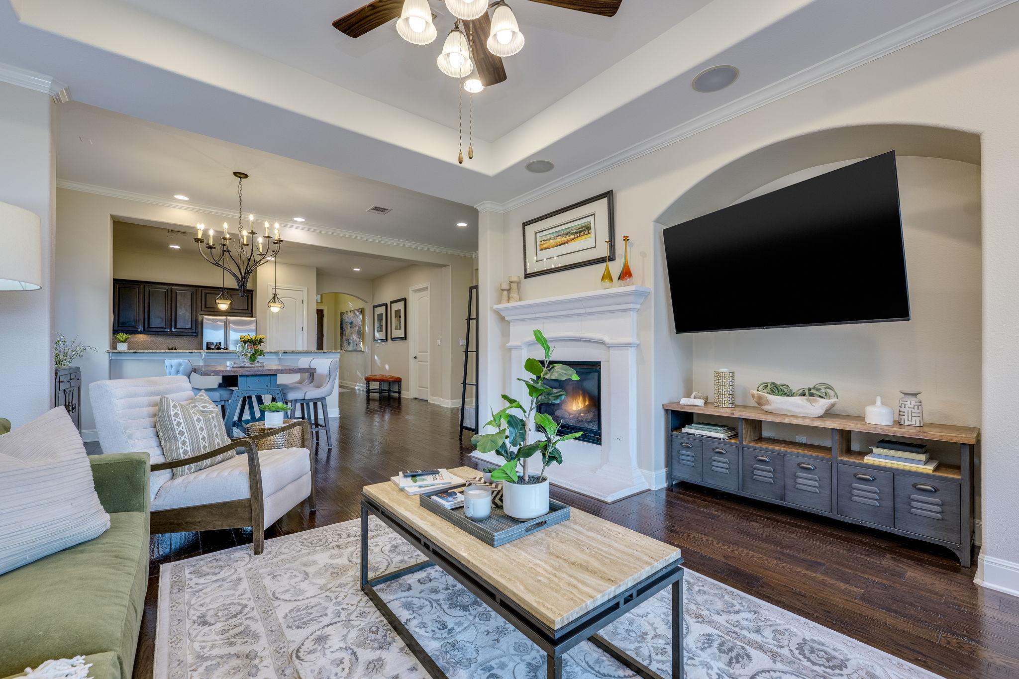 11601 Shadestone Terrace Austin, TX 78732 - Photo 25 of 40 a living room with furniture and a flat screen tv
