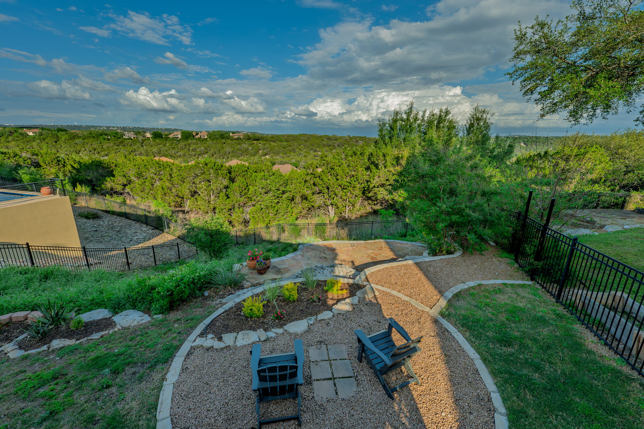 11601 Shadestone Terrace Austin, TX 78732 - Photo 39 of 40 an aerial view of a house with pool garden and outdoor seating