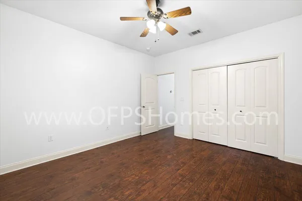 wooden floor in an empty room