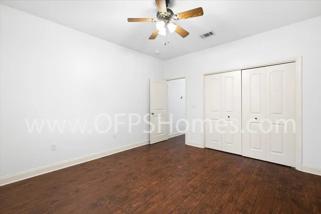 wooden floor in an empty room