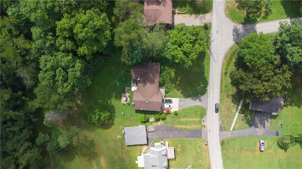 361 Maple Road Pittsburgh, PA 15239 - Photo 35 of 38 an aerial view of a house with a garden