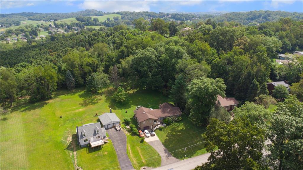 361 Maple Road Pittsburgh, PA 15239 - Photo 36 of 38 an aerial view of lake residential house with outdoor space and trees